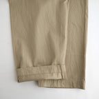 CHINO TROUSERS - WIDE STRAIGHT #KHAKI [11062601]