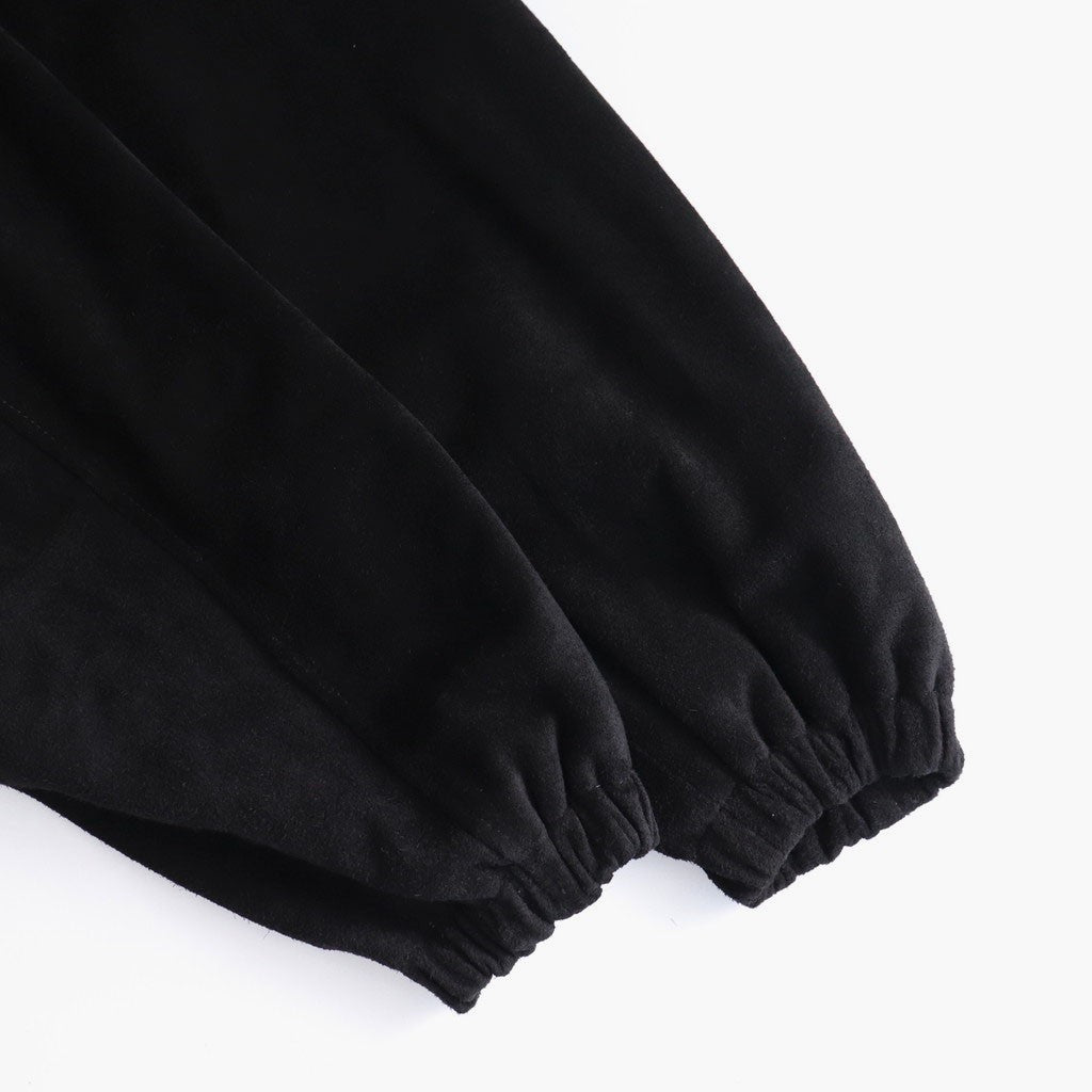 COW SUEDE ZIP SHORT JACKET #BLACK [ST.1217]