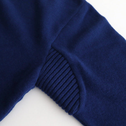 HALF ZIP PULLOVER SWEATER #ROYAL BLUE [YK24FW0833S]