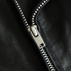 LAMB LEATHER RIDERS JACKET #BLACK [A25AB02WX]