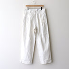 CHINO CLOTH PANTS TWO TUCK STRAIGHT #white [15606]
