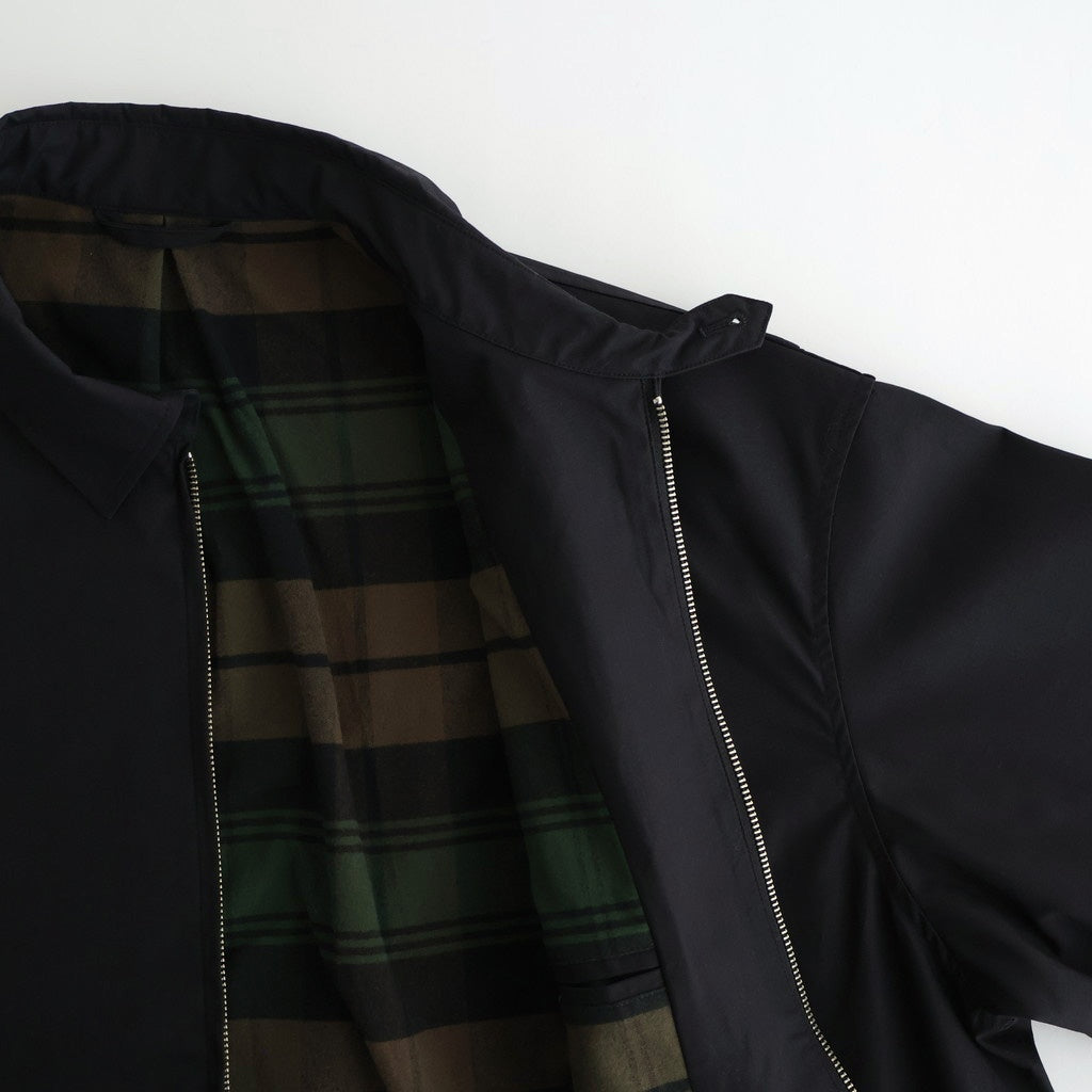 POWDER COTTON SWING TOP BLOUSON #BLACK [FSC254-30061]