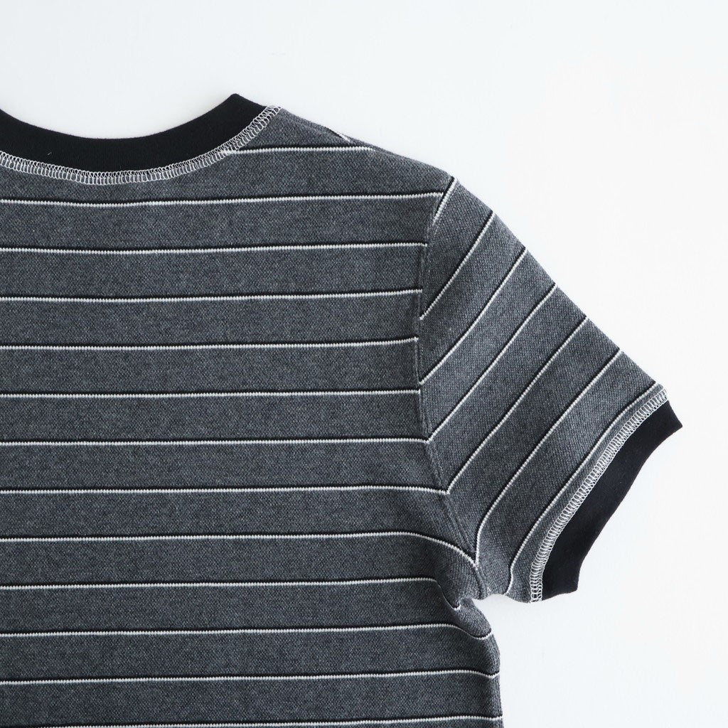 Border Ringer Tee #C/GRY [12610619]