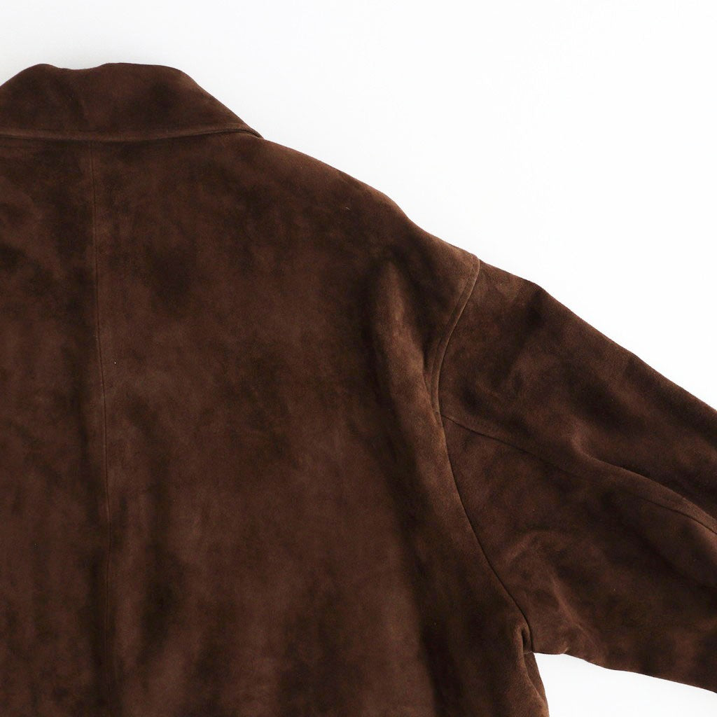 GOAT SUEDE ZIP JACKET #BROWN [ST.1551]