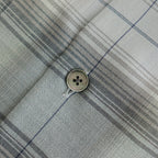 SUPER LIGHT WOOL CHECK SHIRT #BLUE GREEN CHECK [A25SS01LC]