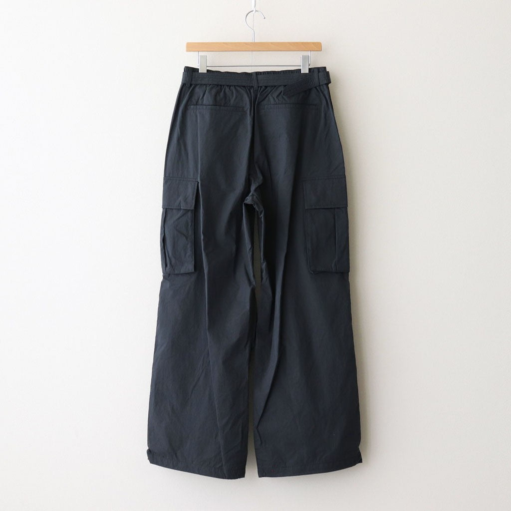 Parachute Belted Pants #Charcoal Navy [AOESPT015]