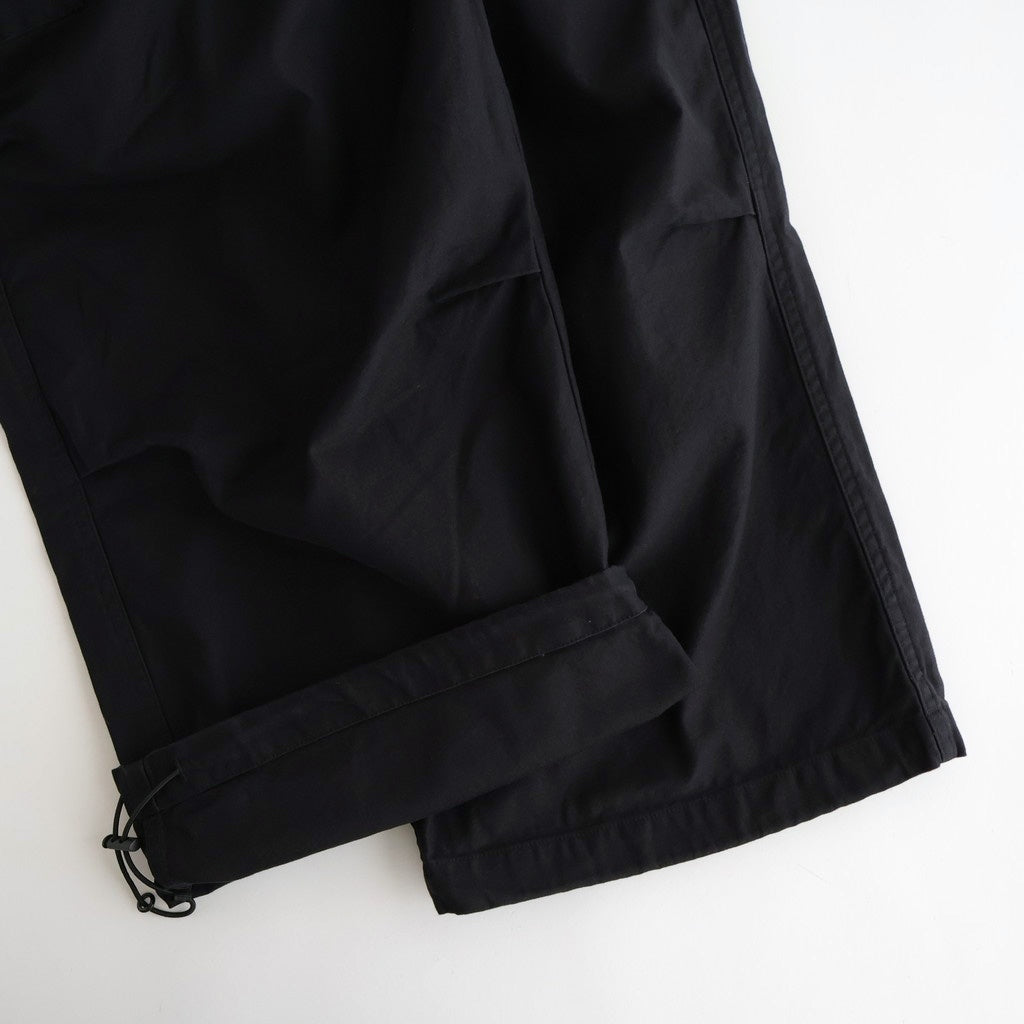 BACK SATEEN FIELD PANTS #BLACK [FSC253-40145]
