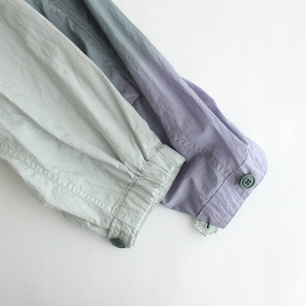 SPRAY PRINTED NYLON SNOWPARKA #MIST GREEN [YK23SS0462C]