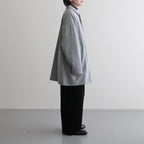 メルトンBigハーフコート #GRAY [D225-C548]