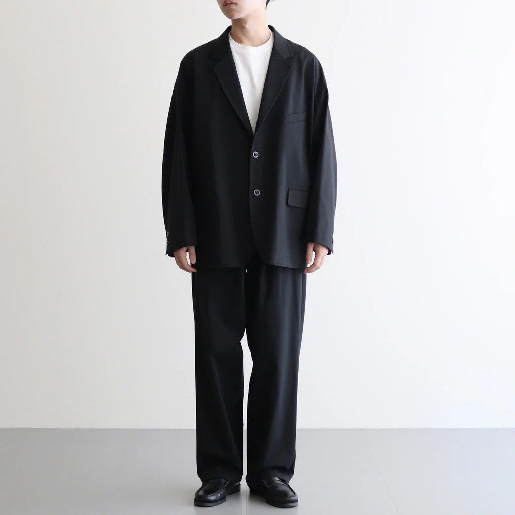 Compact Ponte Wide Tapered Chef Pants #BLACK [GM261-40042B Compact Ponte Wide Tapered Chef Pants #BLACK [GM261-40042B