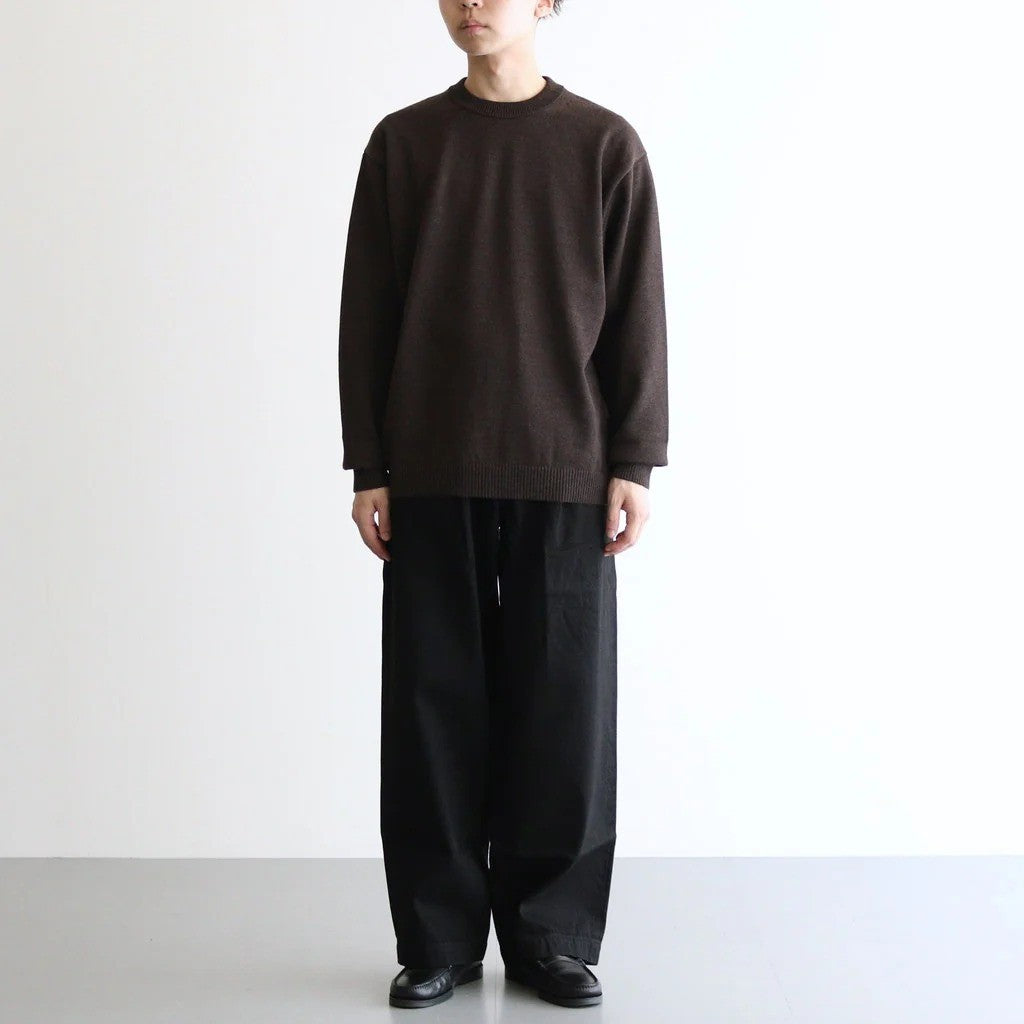 Selvage Denim Belted Pants #BLACK_WASHED [GU261-40064RB]