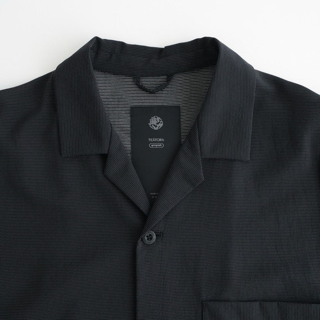 CAMBRIAN SHIRT S/S GG #GRID BLACK [TT-CB-SHT-SS-GG]