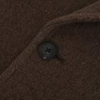 SUPER FINE WOOL MOSSER CHESTERFIELD COAT #TOP BROWN [A25AC05WM]