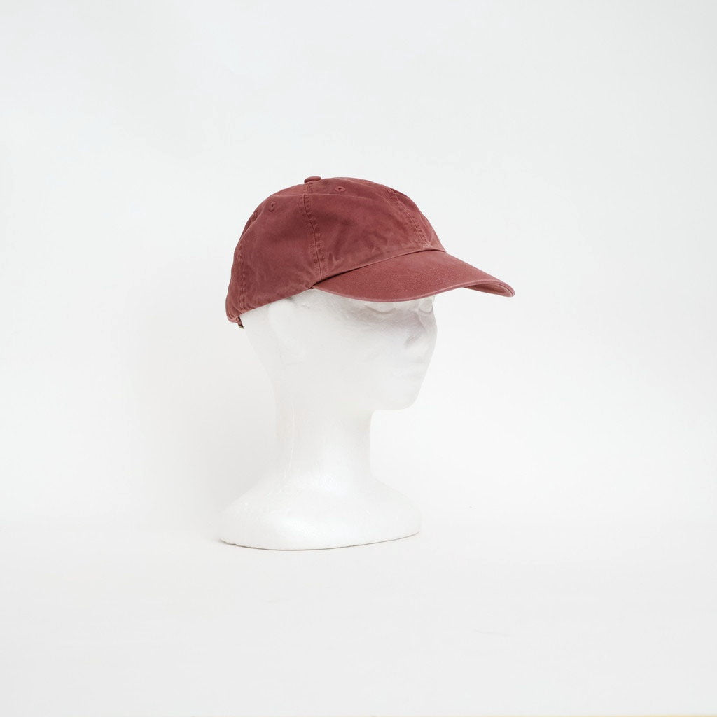 GARMENT-DYED FINX CHINO CAP MADE BY KIJIMA TAKAYUKI #RED BROWN [A26SC02KT]