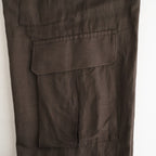 VIS/LI/RA TWILL CARGO TROUSERS #KHAKI BROWN [ST.1434]