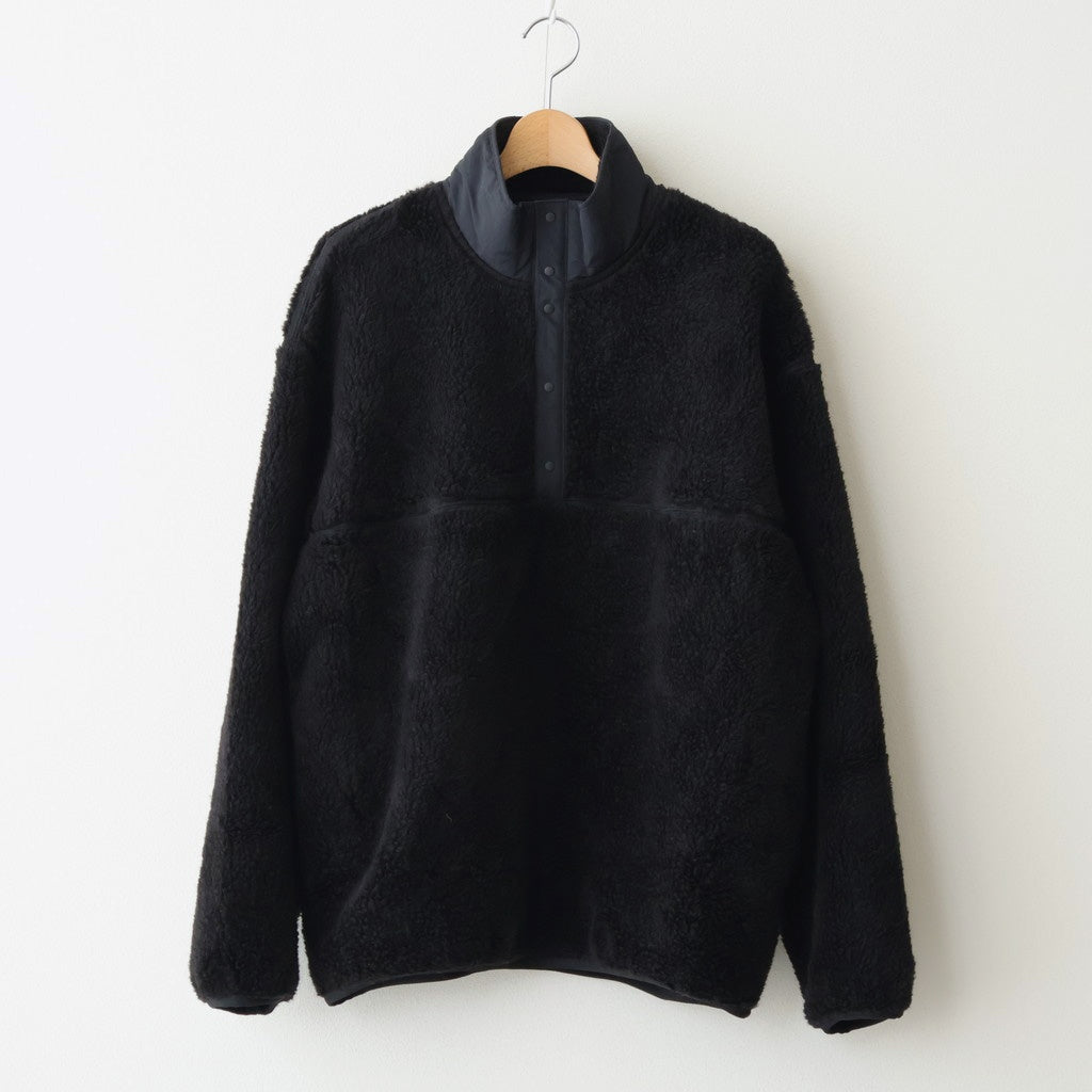Wool Boa Pullover #BLACK [GU253-30475]