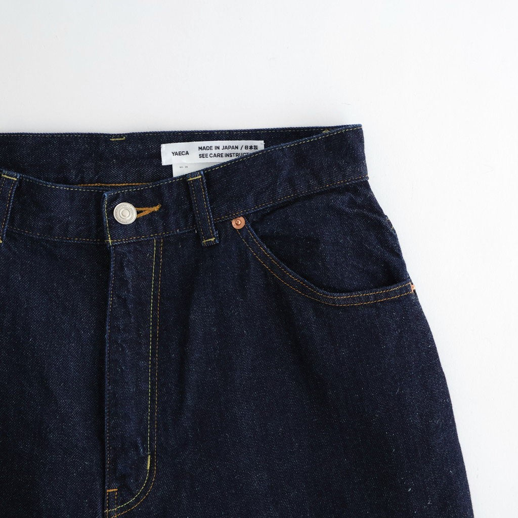 HEMP DENIM PANTS - WIDE TAPERED #indigo [35-10.5H]