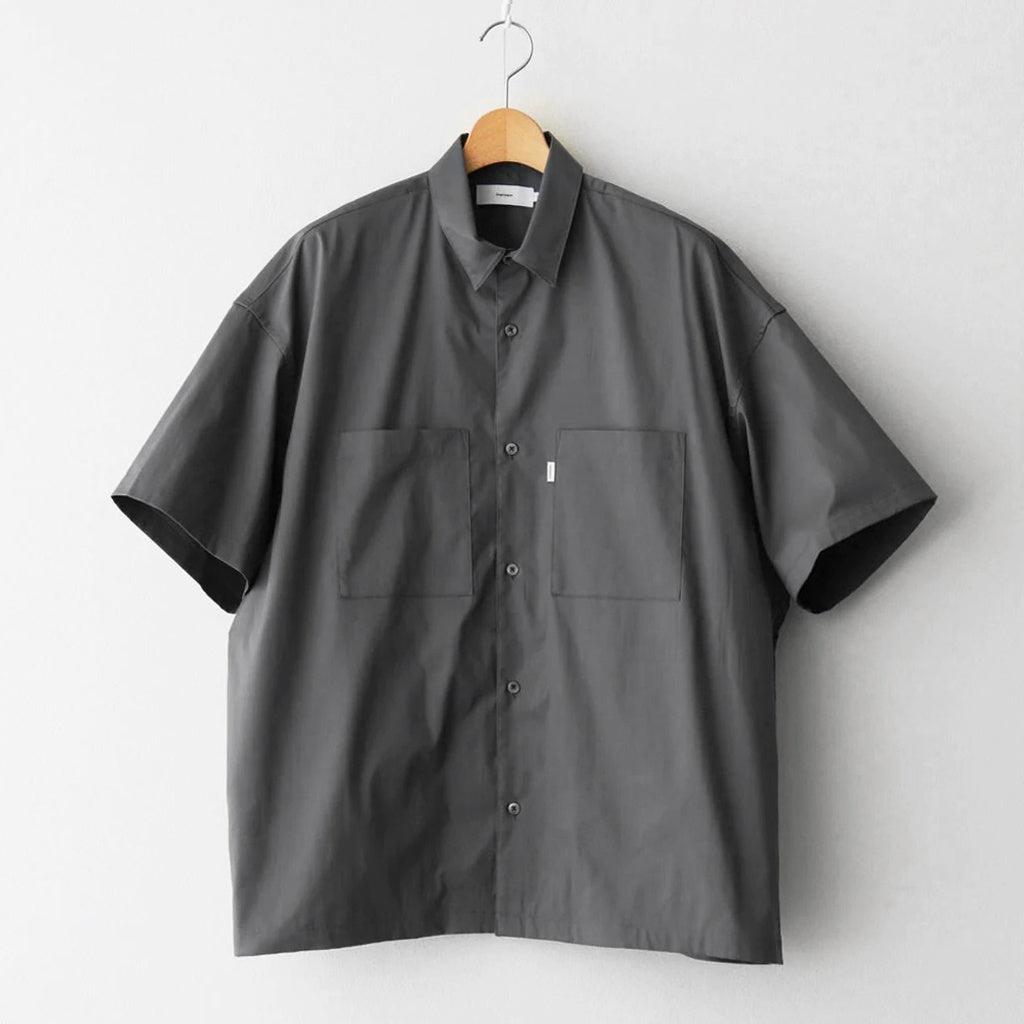 Solotex Twill S/S Oversized Box Shirt #GRAY [GM261-50159B]