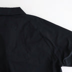 NKBSCT - 強撚ポリエステル・メモリーギャバジン ステンカラーコート #95 Black [SN_NC1303CT]