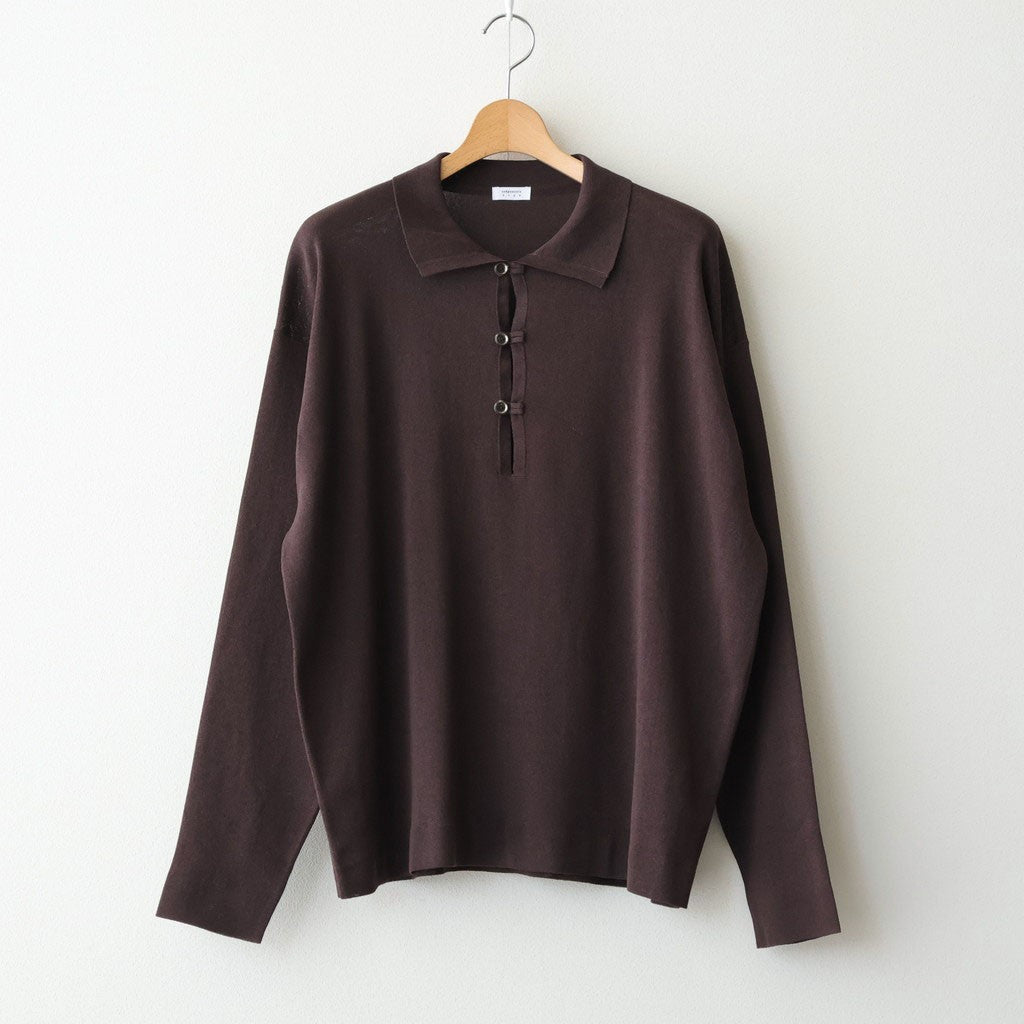 Washi L/S Skipper #BROWN [2601-015]