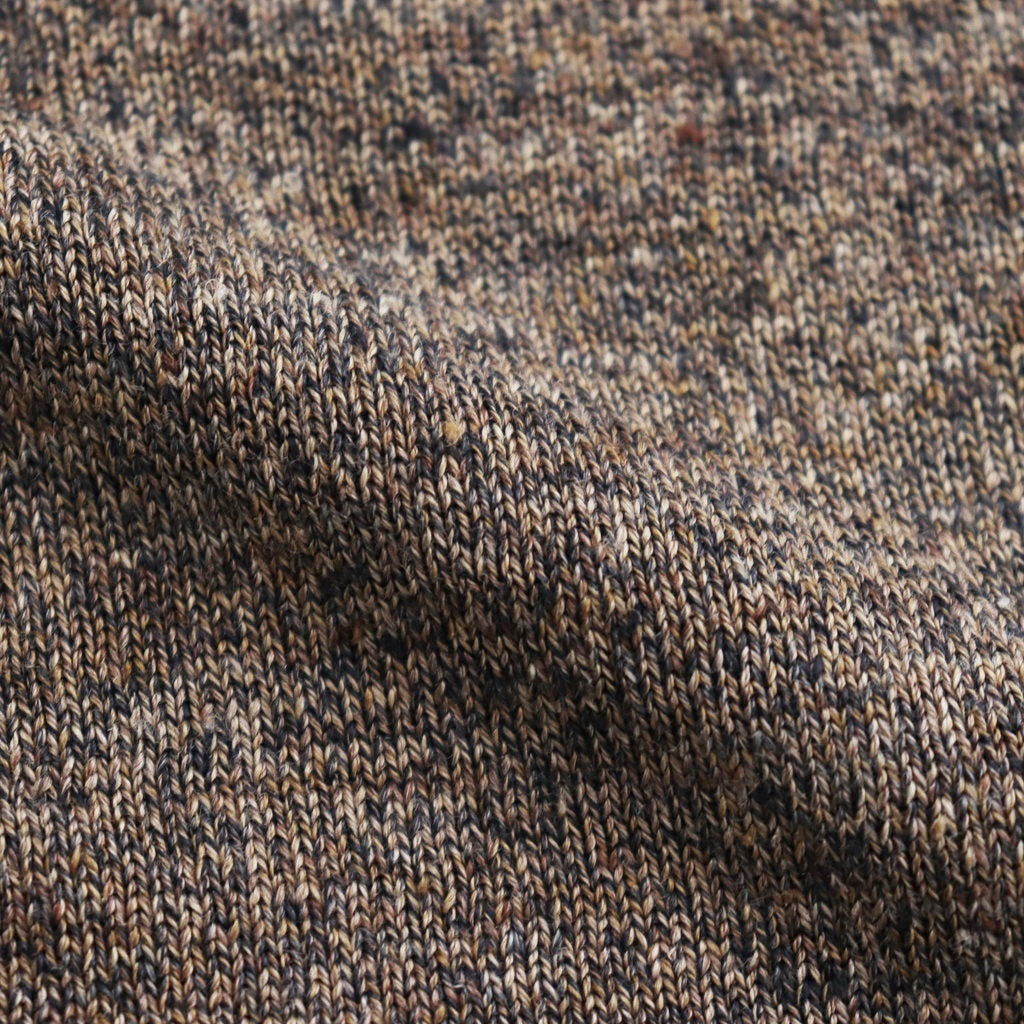 Linen S/S Shirt #Brown [2501-014]