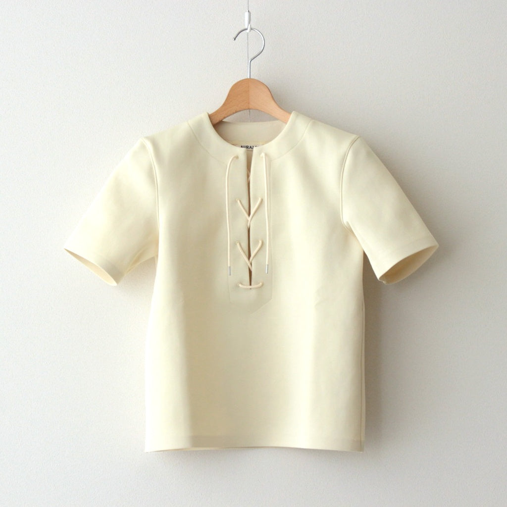 WETSUIT JERSEY LACE UP TEE #IVORY BEIGE [A25SP02WJ]