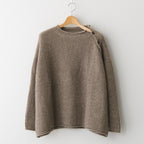 COMFORT BLEND YARN LOOSE FIT SWEATER #BROWN [N0011]