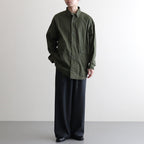 綿ウェザー 製品洗シャツジャケット #KHAKI [HP-B024-051]