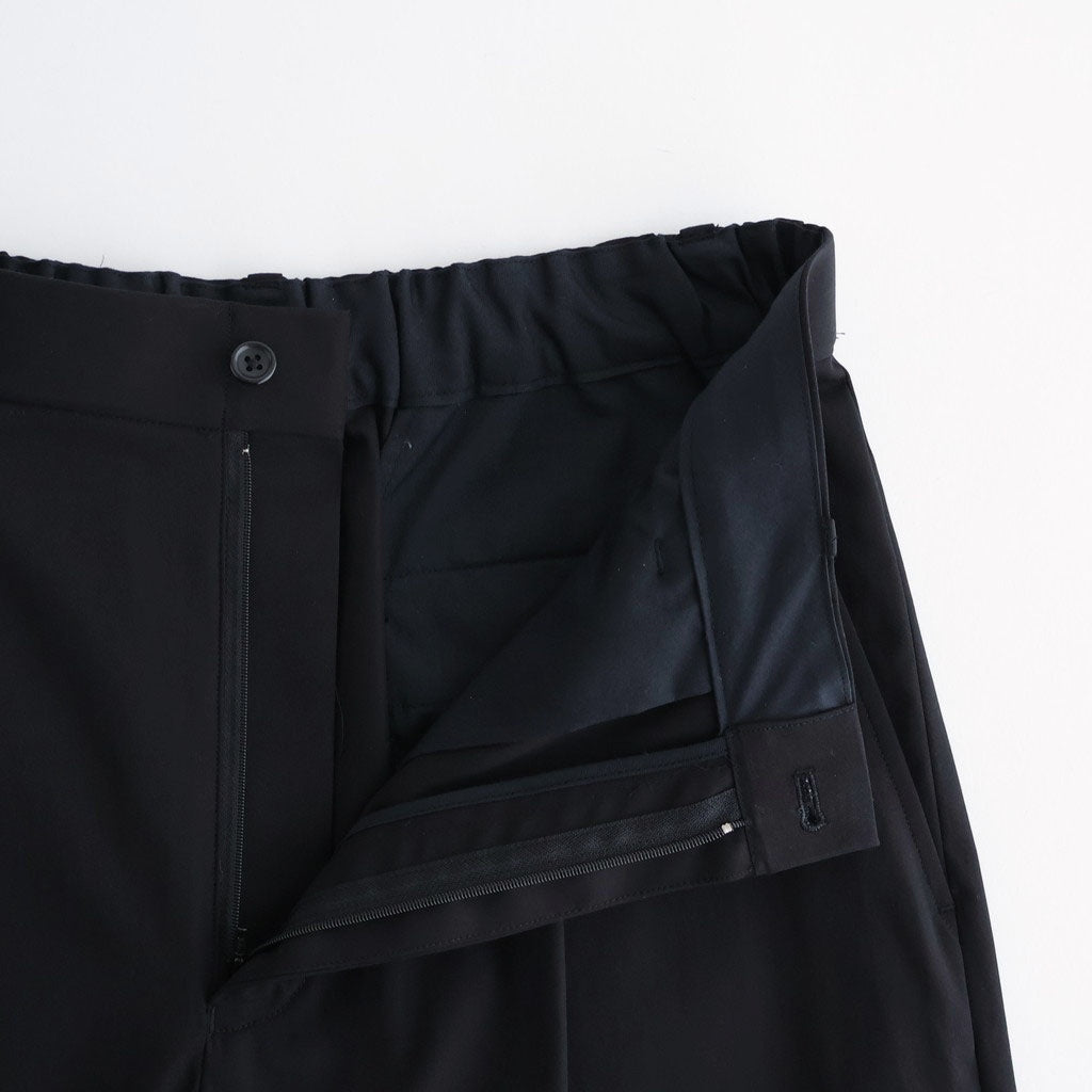 Brushed Cotton Gabardine Wide Straight Pants #BLACK [GM261-40395]