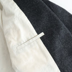 縮絨ウール2WAYカラーJK #CHARCOAL GRAY [D225-J332]