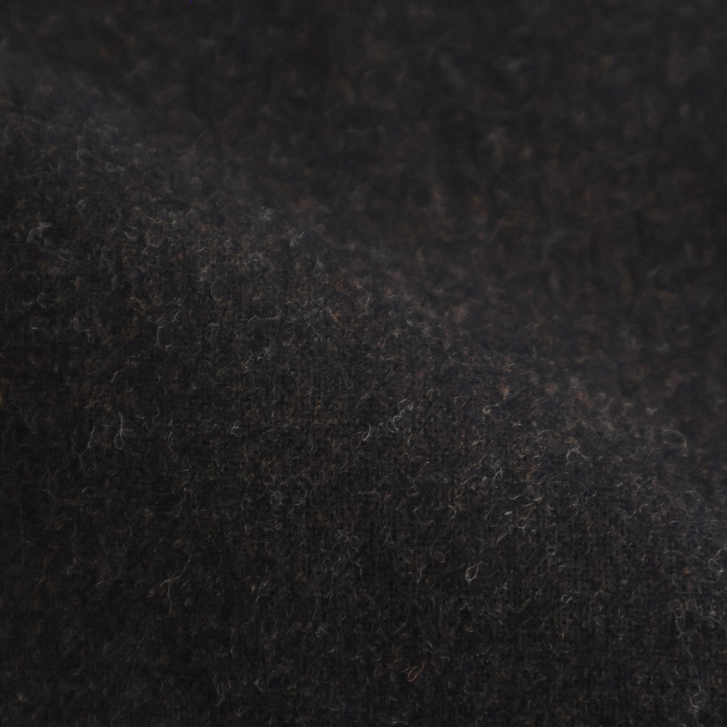 縮絨ウールタックワイドPT #DARK BROWN [D225-P303]