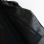 LAMB LEATHER RIDERS JACKET #BLACK [A25AB02WX]