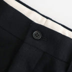 ウールフラノトラウザーズ #BLACK [HP-P035-051]