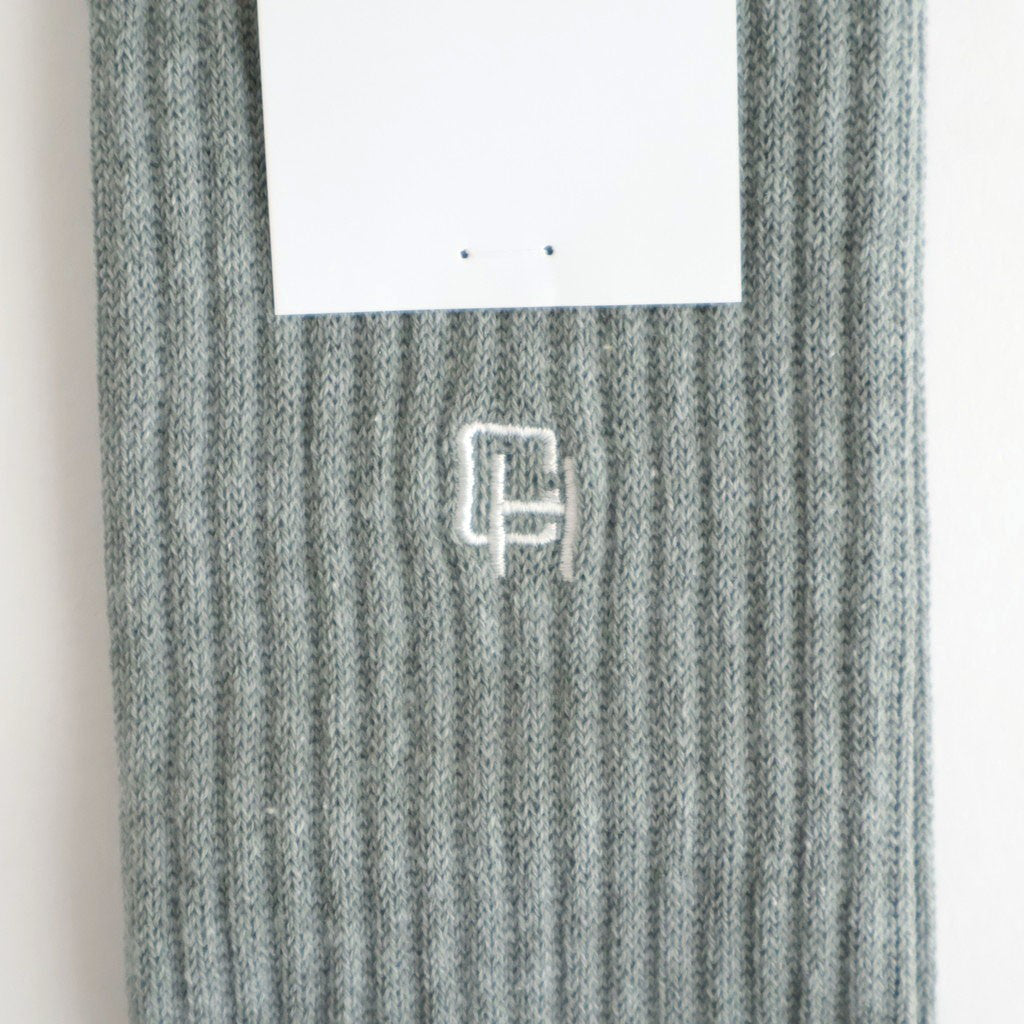 綿パイル刺繍ソックス #GRAY [HQ-K501-051]