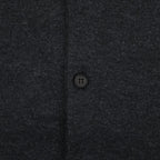 HIGH TWIST WOOL KNIT SHIRT CARDIGAN #CHARCOAL [A26AC01CK]