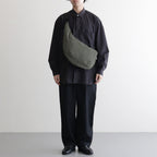 エステルグリッドチェック ショルダーバッグ #KHAKI [HQ-K202-051]