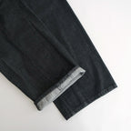 Denim 3pleated Wide-leg Trousers #BLACK [YK25FW01066P]