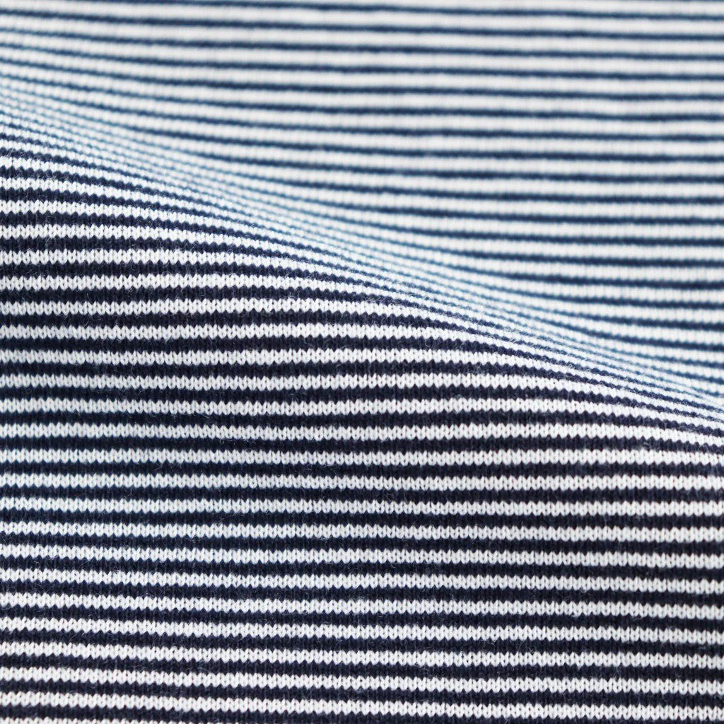 MICRO BORDER S/S TEE #WHITE×NAVY [FSC261-70167]