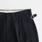 ウールフラノトラウザーズ #BLACK [HP-P035-051]