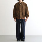 Hairy Suede Raglan Blouson #BROWN [GU263-30324]
