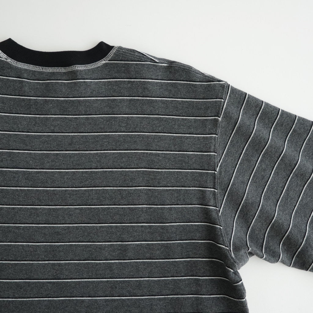 Border Long T-shirts #C/GRY [12520613]