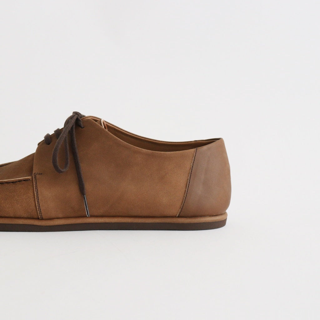 HORSEHIDE LEATHER LACE-UP SHOES #BROWN [A26AS03QD]