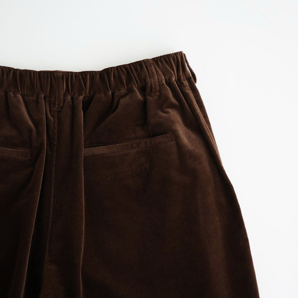 AIR CORDUROY WIDE TROUSERS #BROWN [FSC263-40087]