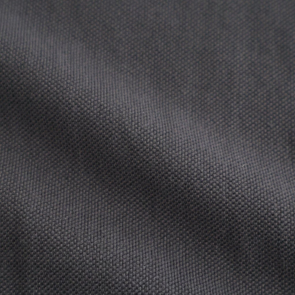 Cotton Pique Jersey S/S Skipper Polo #CHARCOAL [GU261-70416]