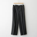 SUPER LIGHT WOOL TWO-TUCK SLACKS #TOP CHARCOAL [A25AP05OS]