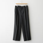SUPER LIGHT WOOL TWO-TUCK SLACKS #TOP CHARCOAL [A25AP05OS]