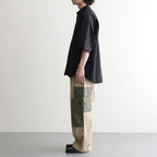 ナイロンタッサー S/S シャツ #BLACK [HQ-B021-051]