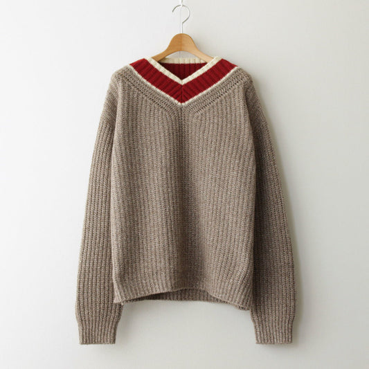 WILD NATURE YARN ‘HOMIE’ SWEATER #TERRACOTTA [NG23W-03SW01C]