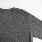 Baby Alpaca V-neck Sweater #M.Gray [YK26FW01379S]