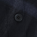 FLANNEL CHECK REVERSIBLE VEST #BLACK [FSC253-30128]